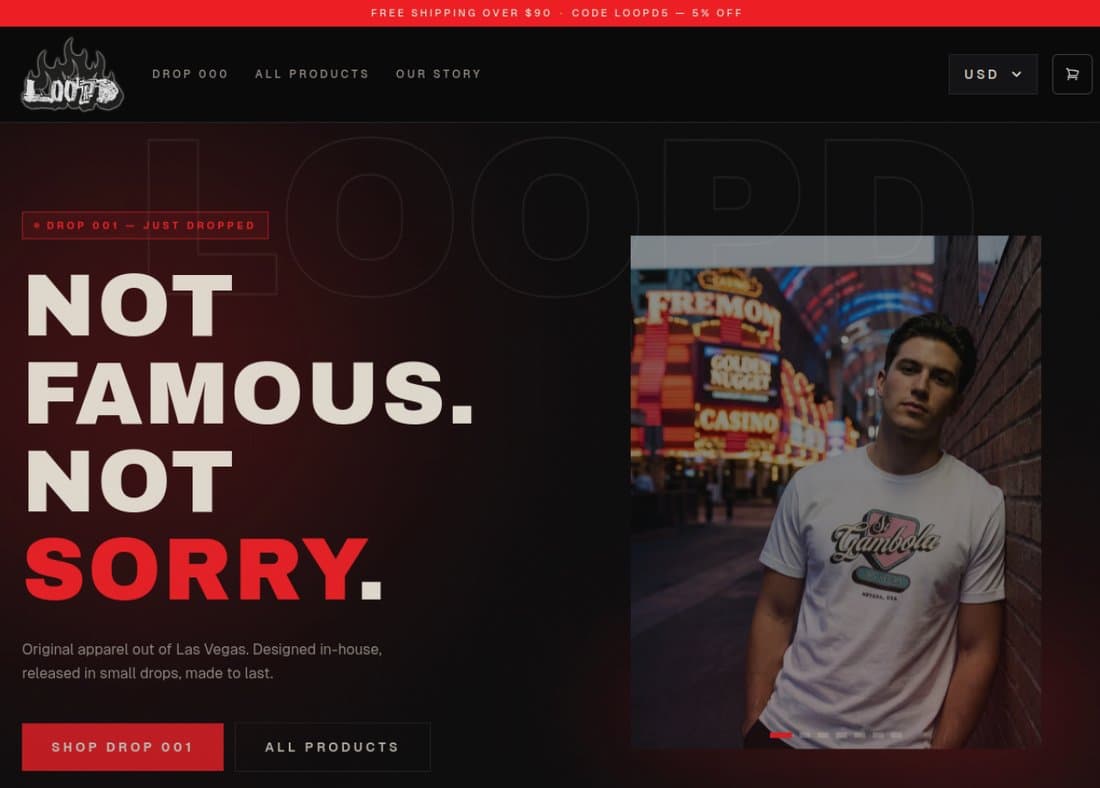 LOOPD website